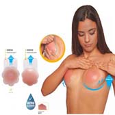 Szilikonos Mellbimbó takaró és mellemelő . Mosással regenerálódik és többször felhasználható. - NUDE (test színü)